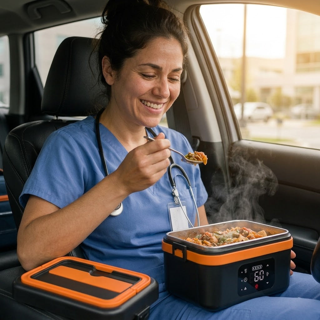 Stoke Co. Smart Rechargeable Meal Box | Hot Food Anywhere